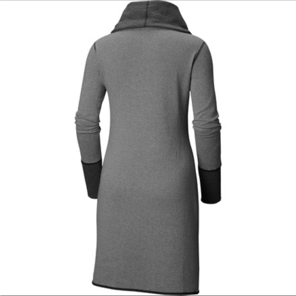 Columbia Womens Winter Dream Reversible Sweater Dress Gray Black M - Picture 4 of 10